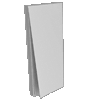 Block mit Leimbindung und Deckblatt, DIN lang, 10 Blatt, 4/4 farbig beidseitig bedruckt