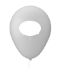 Luftballon CRYSTAL Ø 27 cm 1/0-farbig (weiß) einseitig bedruckt