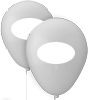 Luftballon CRYSTAL Ø 27 cm 1/1-farbig (weiß) zweiseitig bedruckt