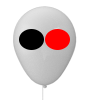 Luftballon CRYSTAL Ø 27 cm 2/0-farbig (Schwarz & HKS oder Pantone) einseitig bedruckt